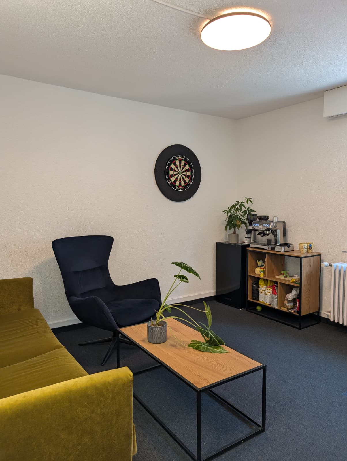 Lounge im Büro von Fokus Talents